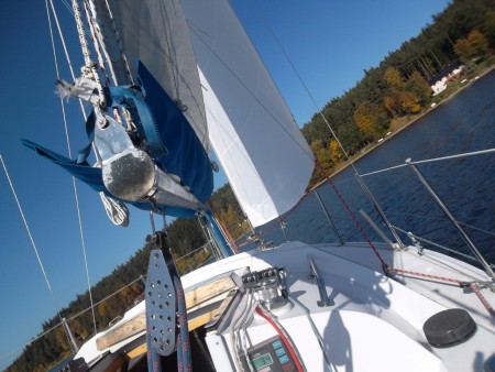 Tango 720 ostře proti větru